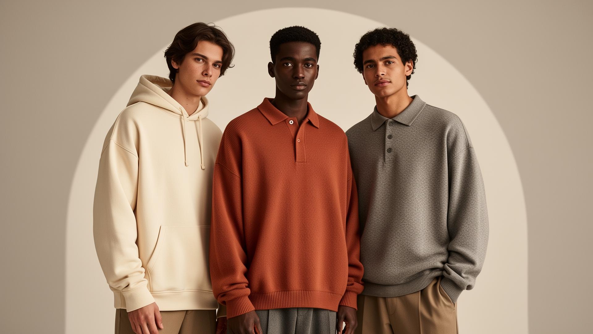 Models wearing apparel by Lord Krishna Knitwear